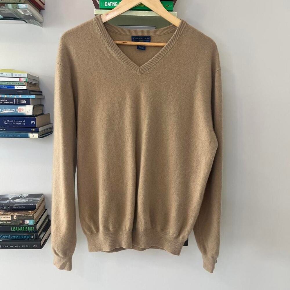 Joseph & Lyman Cashmere V Neck Cardigan Size L